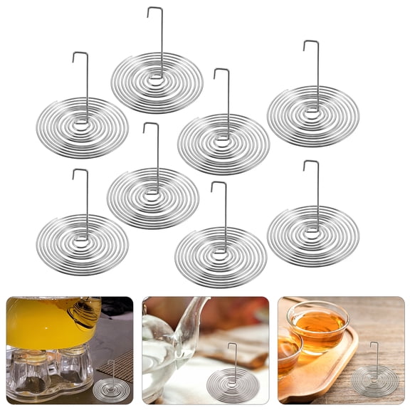 20pcs Stainless Steel Tea Infusers Tea Pot Spout Strainer Tea Pot Supplies Kitchen Gadgets