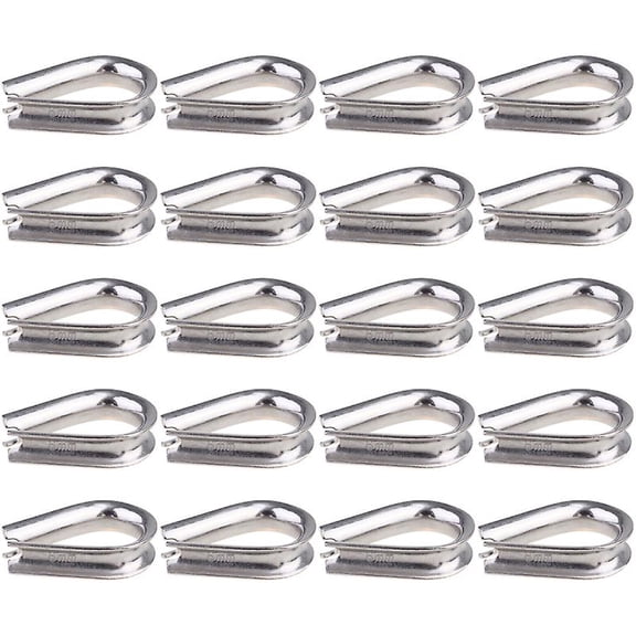 20pcs Stainless Steel Wire Thimble