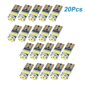 20pcs T10 LED Canbus Error Free Bulb 15SMD 194 W5W Car Wedge Lights Dome Map Lamp