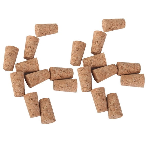 20pcs Tapered Corks Stoppers DIY Craft Art Model Building 22 x 17 x 35mm,20 x Corks Stoppers,Wood Color