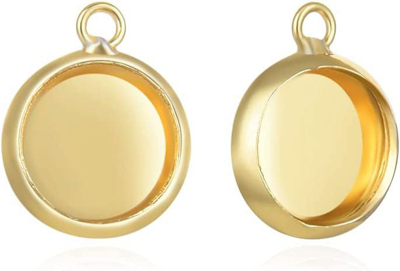 Bezel Setting 9ct Gold Bezel Cup 9Ct Yellow Gold Bezel Cup Setting