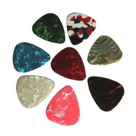 20pcs Thin Guitar Picks 0.46mm Random Colour ma1961