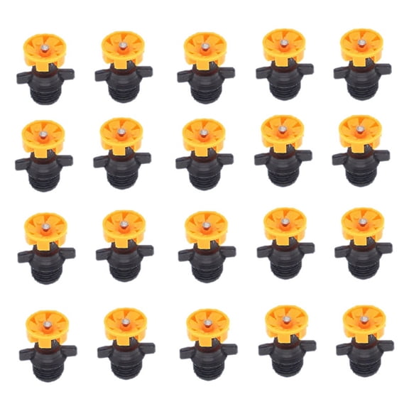 20pcs Thread Automatic Rotation 360 Degree Watering Nozzle for Sprinkler Garden Flower Vegetable Irrig