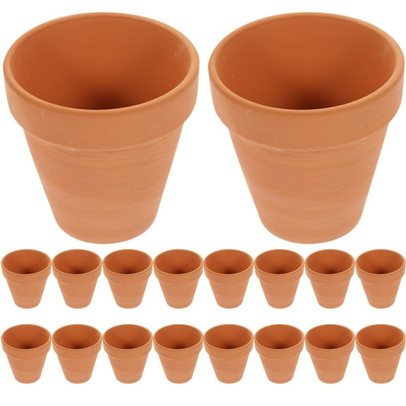 20pcs Tiny Clay Nursery Pots Miniature Terracotta Plant pot for