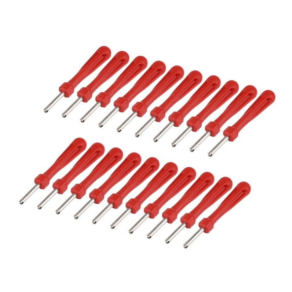 Unique Bargains 20pcs Tire Repair Tool Single Head Car Tyre Valve Stem Core Remover
