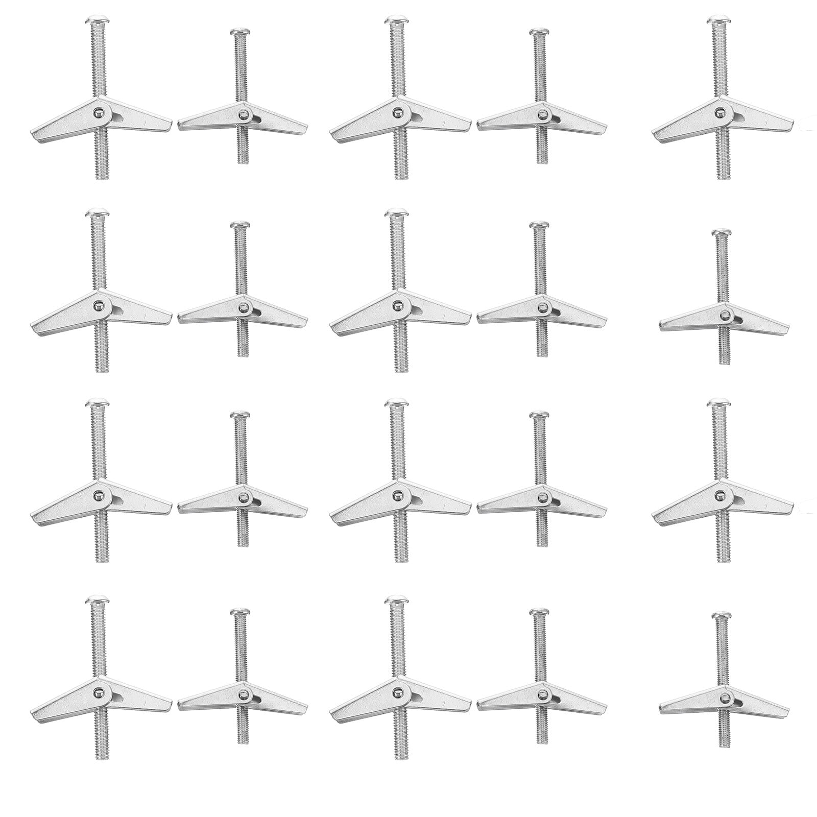 20pcs Toggle Bolt Wing Nut Hanging Heavy Items Bolt Drywall Bolts (M5
