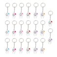 thumbnail image 1 of 20pcs Tooth Shaped Keychains, 1 of 3