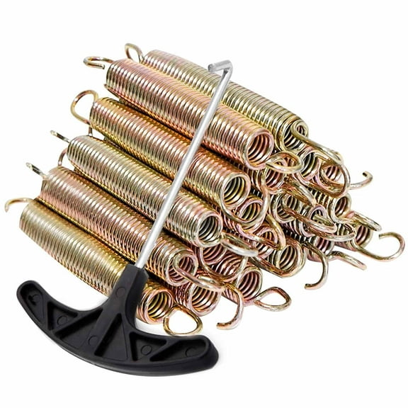 20pcs Trampoline Springs 5.5 Inch Heavy Duty Galvanized Steel High Tensile Replacement Kit with T-Hook,Trampoline Accessories