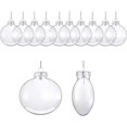 thumbnail image 1 of 20pcs Transparent Christmas Ball Empty Diy Ball Decorations Christmas Tree Baubles, 1 of 5