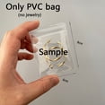 thumbnail image 1 of 20pcs Transparent PVC Jewelry Pouches Bag Anti-Oxidation Zip Lock Storage Bag for Earring Ring Necklace Display Retail Packaging 6x8cm 20pcs, 1 of 6