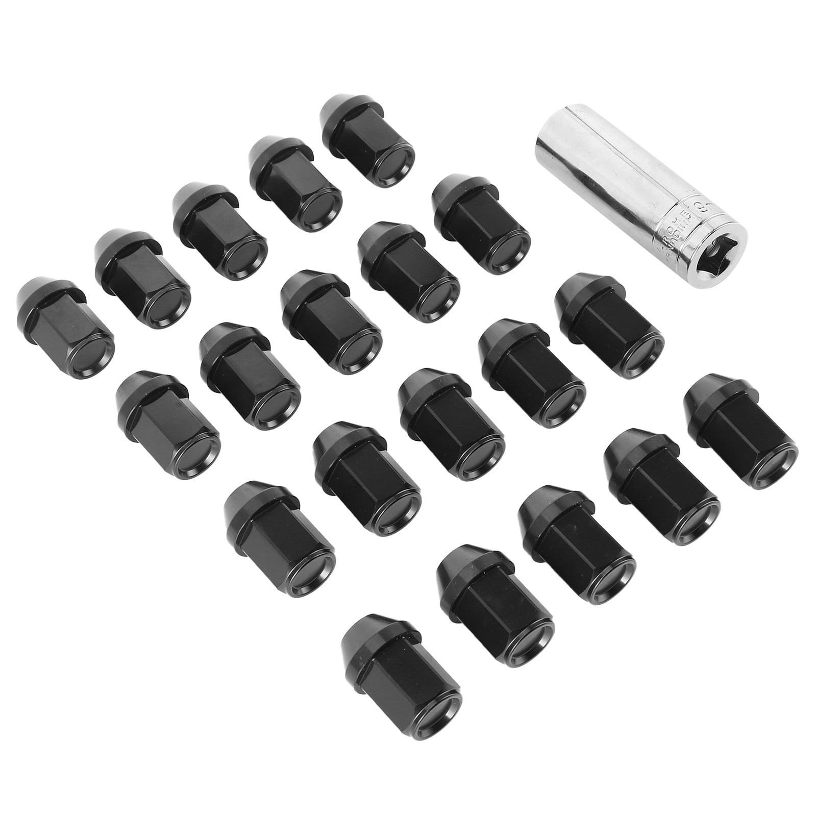 20pcs Universal Wheel Lug Nut Hub Cap M12x1.5 Thread 35mm CNC Aluminium