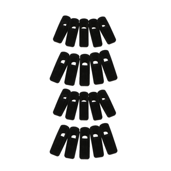 20pcs/ Velvet Surface Clothes Clips/Clothespins/Clothing Clamps Strong Finger Clips