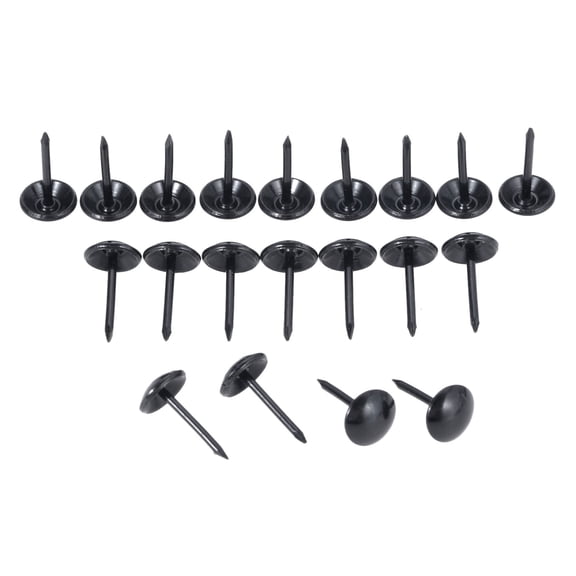20pcs Vintage Decorative Furniture Nails Black Upholstery Nail Antique Jewelry Case Box Sofa Decorative Tack Stud Pushpin