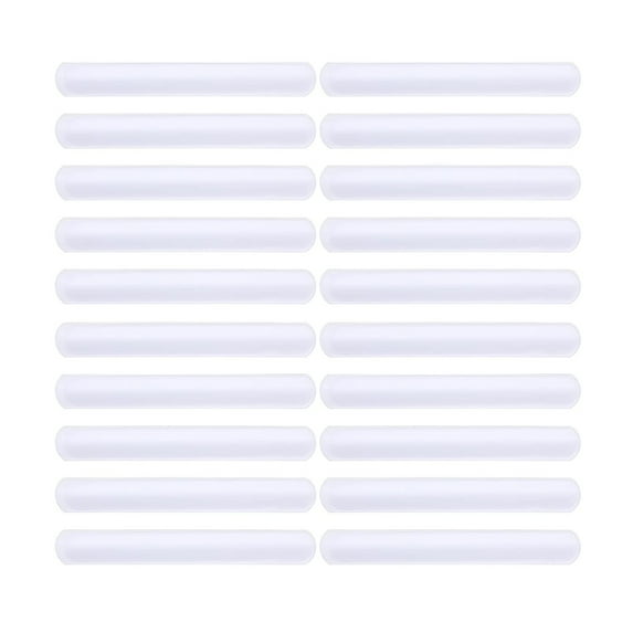 20pcs White PVC Slap Bracelets ,Double-Sided Blank DIY Wristbands for Kids Crafts, Graffiti Art, Birthday Party Favors & School Activities ,8.66"x1.18"