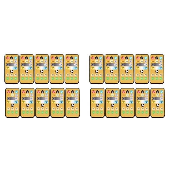 20pcs Wireless Switches, 3-Speed Timing Remote Control, for E27 Ceiling Fan Light, 1-4h Timing Remote Control