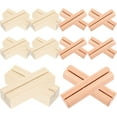20pcs Wood Sign Holders Table Number Stand Wood Place Card Holders Name