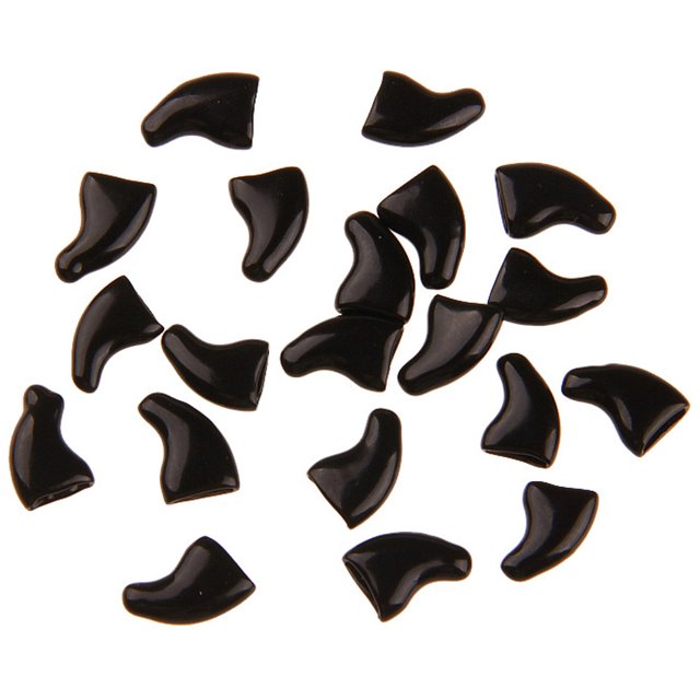 20pcs/lot Silicone Soft Cat Nail Cap Fashion Colorful Cat Claw Soft