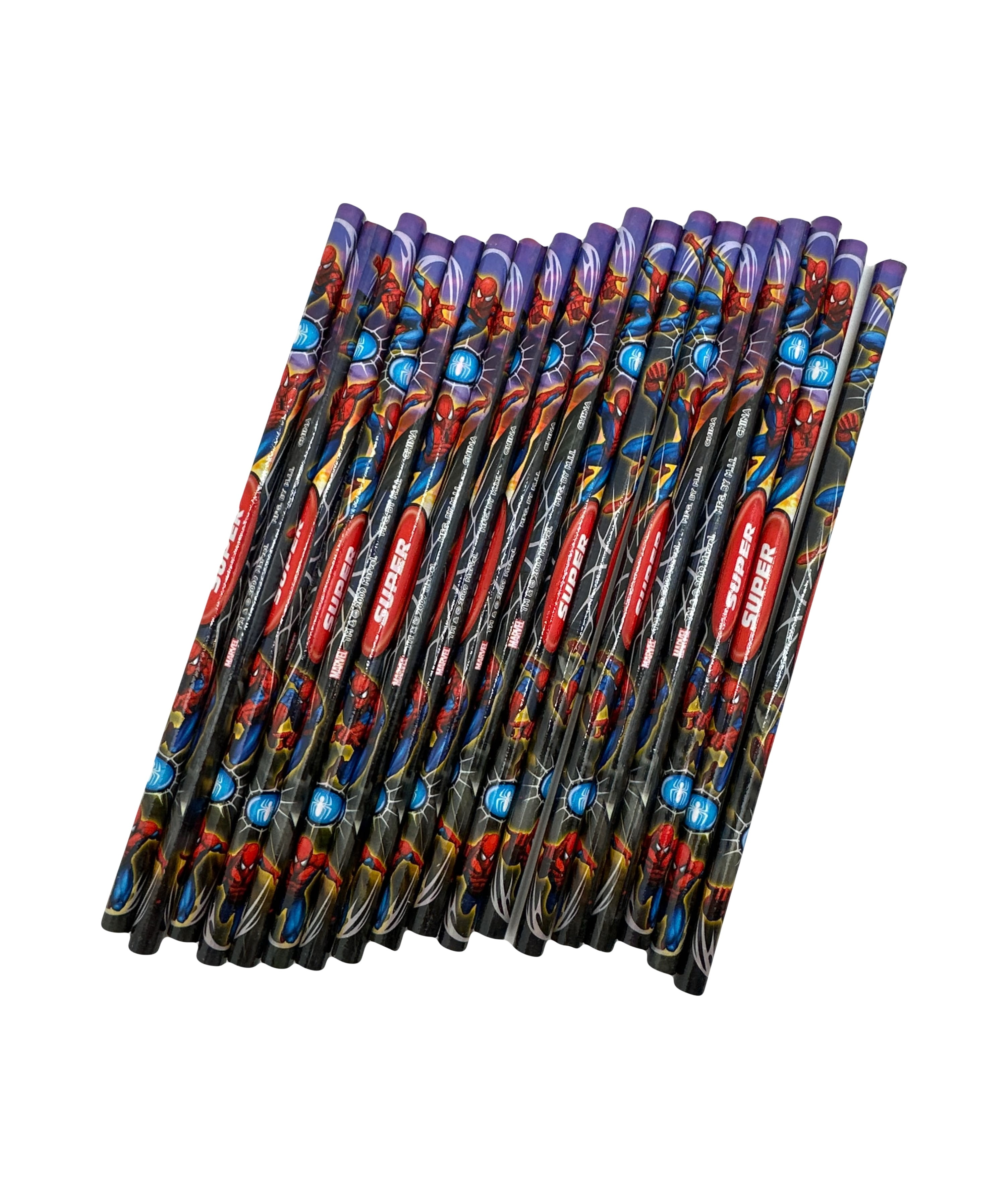 MARVEL SPSP セット 20pk Marvel Comic's Spiderman Pencil Set ( Wood Pencils
