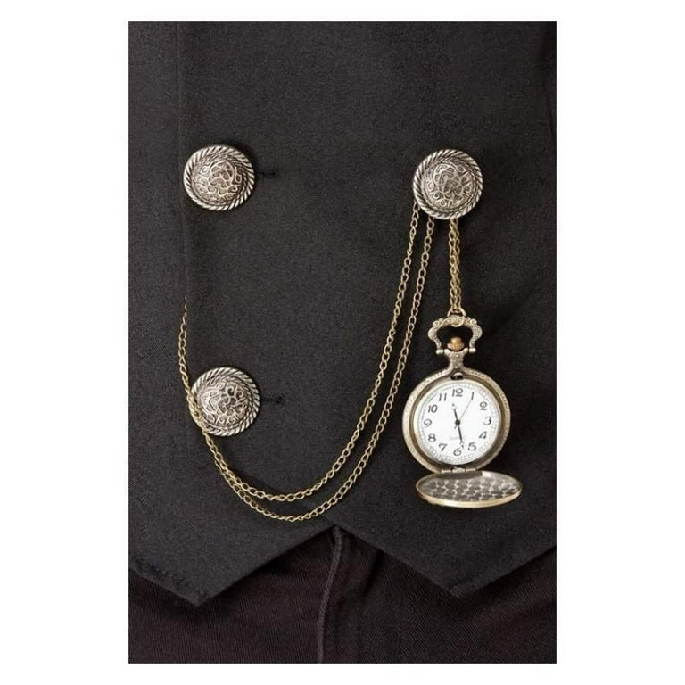 20s Pocket Fob Watch Adult Gold Silver 20s Pocket Fob Watch Adult Gold Silver