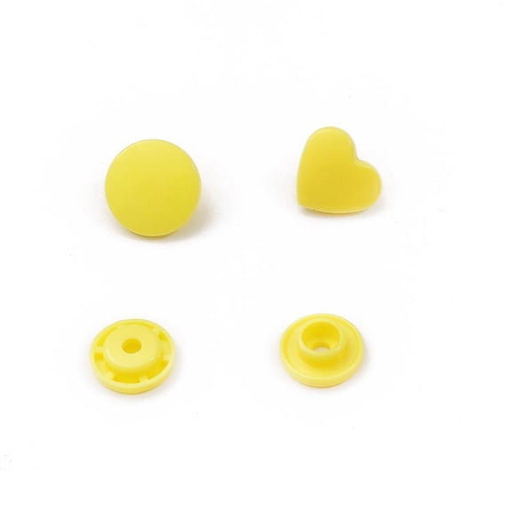 20set Heart/Star Shaped Plastic Snap Button Fastener Buttons Garment Accessories for Clothes Clips Buttons
