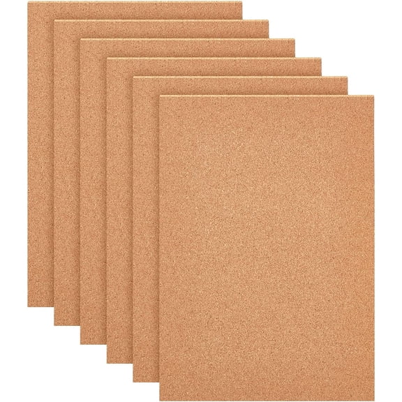 20sheets Cork Sheets Plain for DIY Craft Kitchen Pads BurlyWood 29.7x21x0.1cm