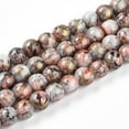 thumbnail image 1 of 20strands Baking Painted Glass Beads Strands Drawbench style Round Chocolate 7.5~8mm Hole: 1.2mm about 102~119pcs/strand 29.53~34.25 inch(75~87cm), 1 of 5