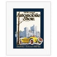 thumbnail image 1 of 20th Annual Automobile Show - Buffalo New York - Vintage Automobile Poster by Claybaugh c.1922 - Fine Art Rolled Canvas Print 11in x 14in, 1 of 4