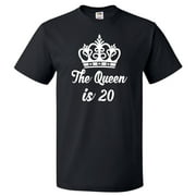 20th Birthday Gift For 20 Year Old Queen Is 20 T Shirt Gift