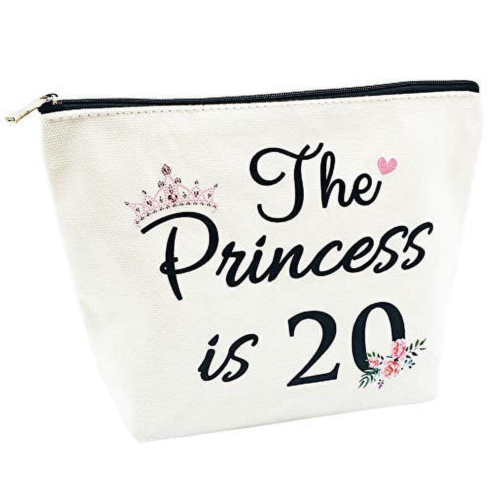 20th Birthday Gifts for Women Makeup Bag 20 Year Old Birthday Gifts Happy  20th