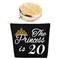 thumbnail image 1 of 20th Birthday Gifts for Girls,20th Birthday Gifts for Women,20th Birthday,20th Birthday Gifts for Daughter,20th Birthday Gifts Cosmetic Bag,20th Birthday Makeup Mirror,20 Year Old Girl Birthday Gifts, 1 of 7