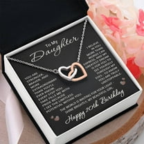 20th Birthday Gifts from Mom Dad for Daughter 20th Birthday Necklace Heart Pendant Jewelry 20 Years Old Birthday