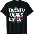 thumbnail image 1 of 20th Birthday Party Twenty Years Later Funny 20 Year Old T-ShirtMen and women can wear, black T-shirts, gifts. Age: M,L，XL 2XL, 3XL, 13XL, 1 of 4
