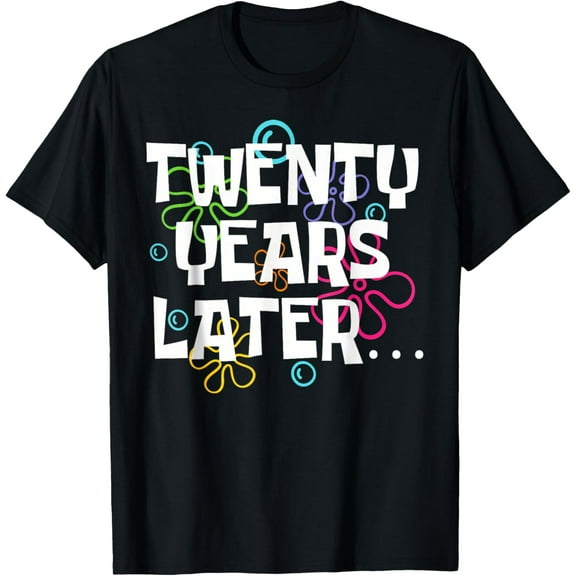 20th Birthday Party Twenty Years Later Funny 20 Year Old T-ShirtMen and women can wear, black T-shirts, gifts. Age: M,L,XL 2XL, 3XL, 13XL