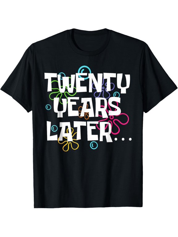 20th Birthday Party Twenty Years Later Funny 20 Year Old T-ShirtMen and women can wear, black T-shirts, gifts. Age: M,L,XL 2XL, 3XL, 13XL