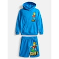 thumbnail image 1 of 20th Century Fox Bart Simpson Boys Hoodie and Short Set, 2 Piece, Sizes XS 4/5- XXL 18, 1 of 3