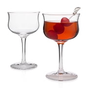 20th Century Limited 1938 Club Car Cocktail Coupe, 2-Piece Set for Craft Cocktails Gift Box Collection