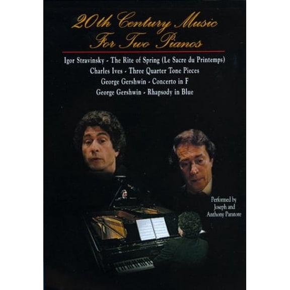 20th Century Music for Two Pianos (DVD, 2000) NEW