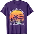 thumbnail image 1 of 20th Wedding Anniversary Cruise Just Married 20 Years T-Shirt, 1 of 2