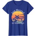 thumbnail image 1 of 20th Wedding Anniversary Cruise Just Married 20 Years T-Shirt, 1 of 2