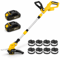 20v Cordless Electric String Trimmer, Yellow, 12-Inch, 2.0Ah - Walmart.com