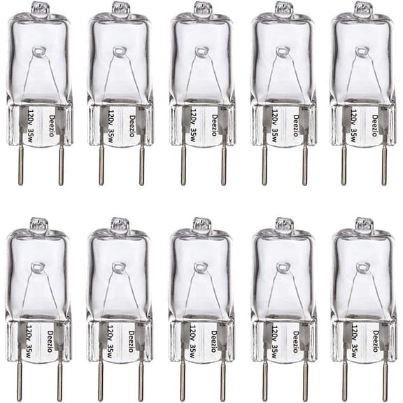 20w g8 120 Volt Bulbs 20 Watt 120V T4 Light JCD 190 Lumen, Pack of 10