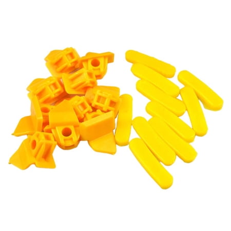 20x 27mm Yellow Wheel Protection Nylon Tire Changer Bird Head Pad Rim Protectors