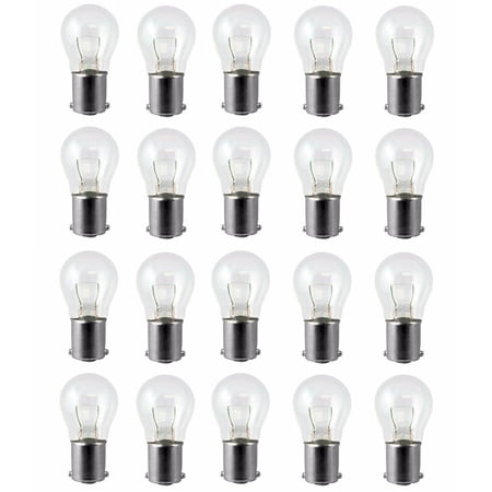 20x 93 Light Bulb Auto Car Mini Lamp RV Motorcycle Trunk Vintage 12V BA15S