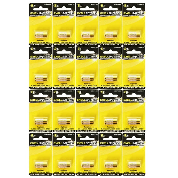20x Alkaline 6V Battery Compatible with 4LR44 L1325 A544 4AG13 Innoteck Receiver