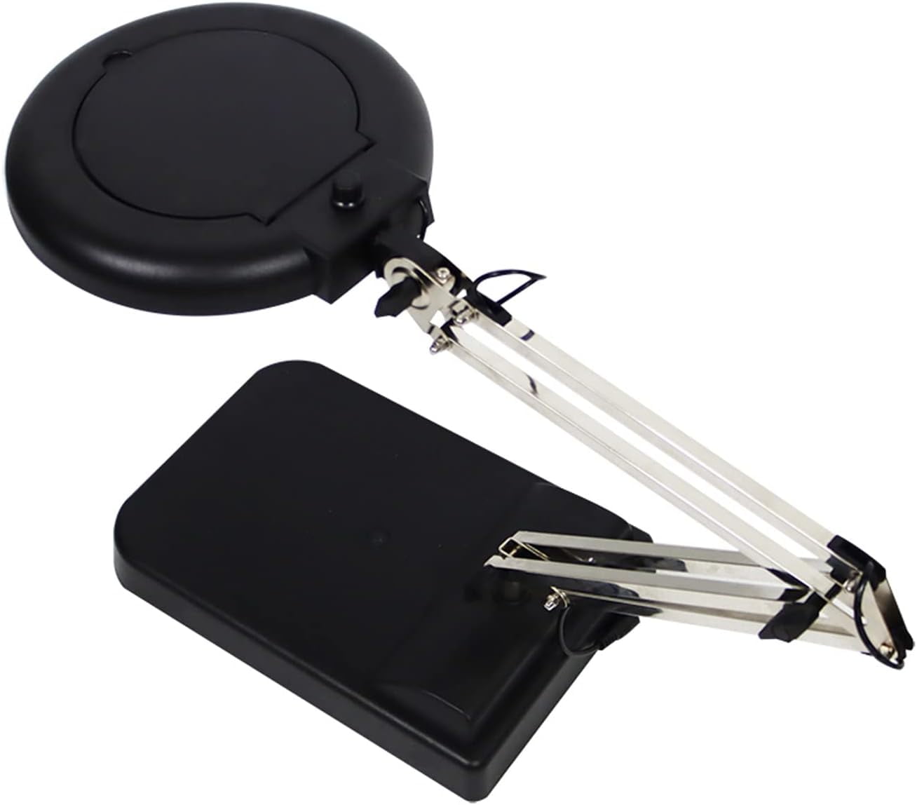 20x Black Benchtop Magnifier Lamp Table Magnifier Lamp