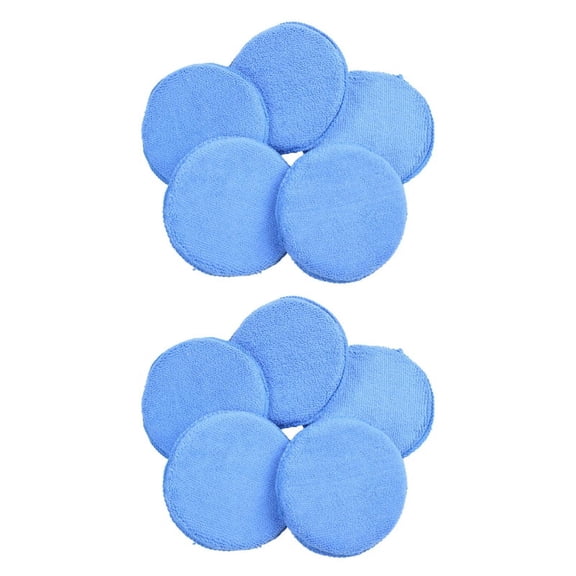 20x Car Waxing Polish Microfiber Foam Sponge Applicator Cleaning Detailing Pads