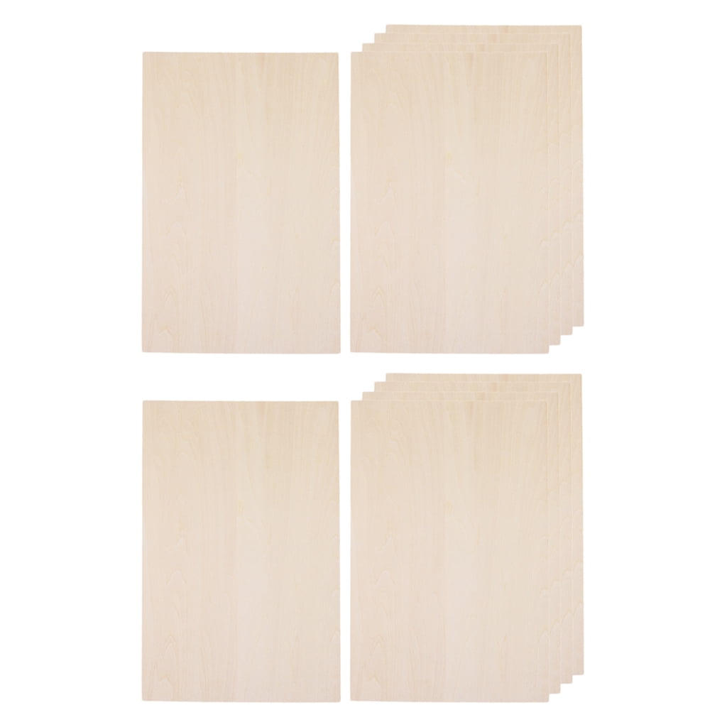 Balsa Table Material 20x Crafts Plain Balsa Wood Sheets Lumber for DIY Ship Table House ...