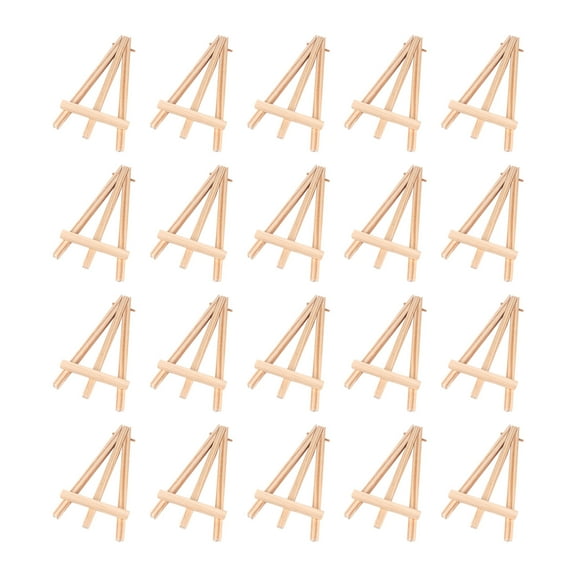 20 Pcs/Set Small Easels Triangles Easels Table Easels Easels Picture Frame Display for Wedding Party Decoration