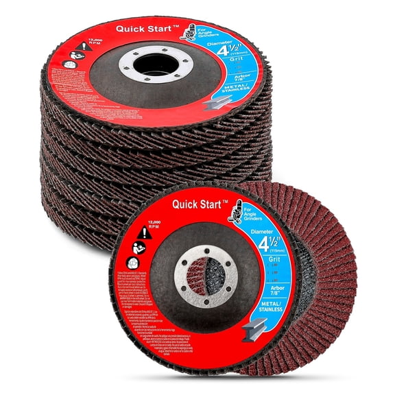 20x Flap Disc 4.5" - 40 Grit Angle Grinder Sanding Grinding Wheels for Angle Grinder
