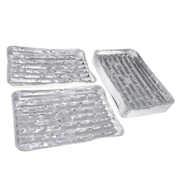 20x Foil Baking Trays Large Tray Bake Containers Aluminium Disposable Grill Pan